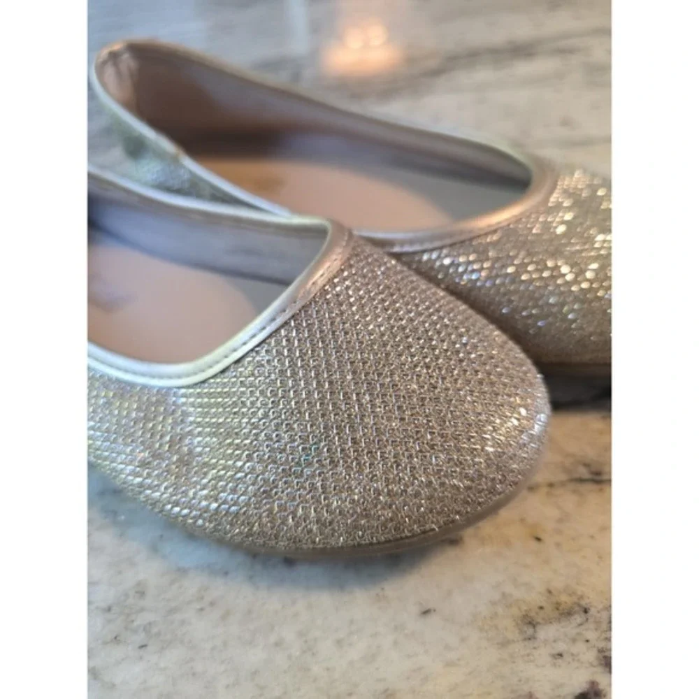 Gold glittery flats girls 1.5 smartfit‎